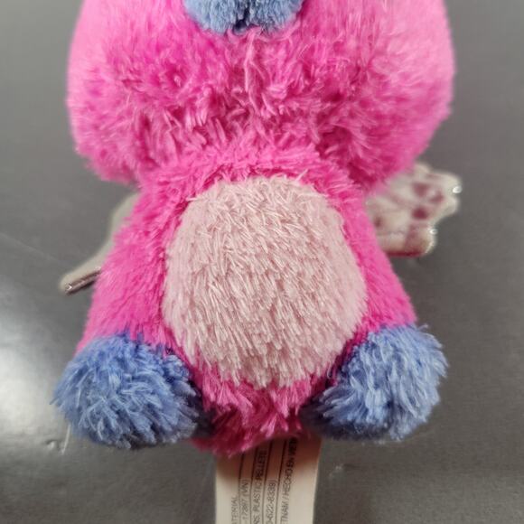 Hatchimals Pink Unicorn Dragon Plush 6" Spin Master Stuffed Toy - Picture 6 of 14